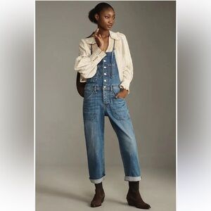 Anthropologie/Pilcro Painter Denim Overalls